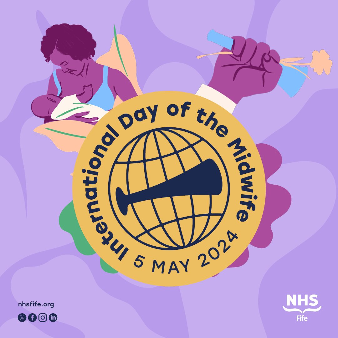 It's International Day of the Midwife. We are incredibly proud and grateful to have such skilled, dedicated, and compassionate midwifery teams in NHS Fife. Today we celebrate them and the vital care and support they provide to families through their birthing journeys.💙