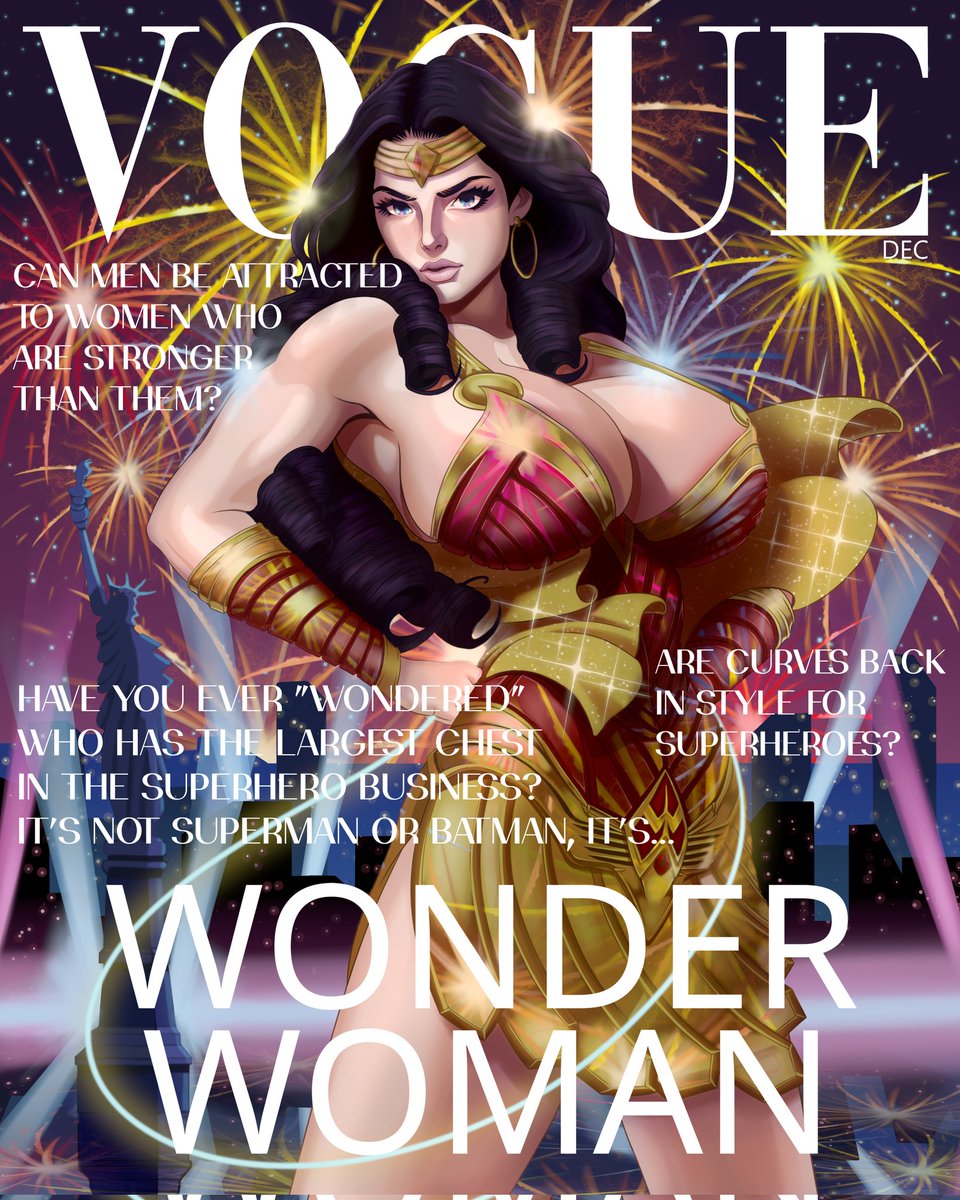 Spicy #WonderWoman on the cover of #vogue #VOGUEクラッシュ 

#wonderwomanfanart #dccomics #dcfcfans #comics #ComicArt