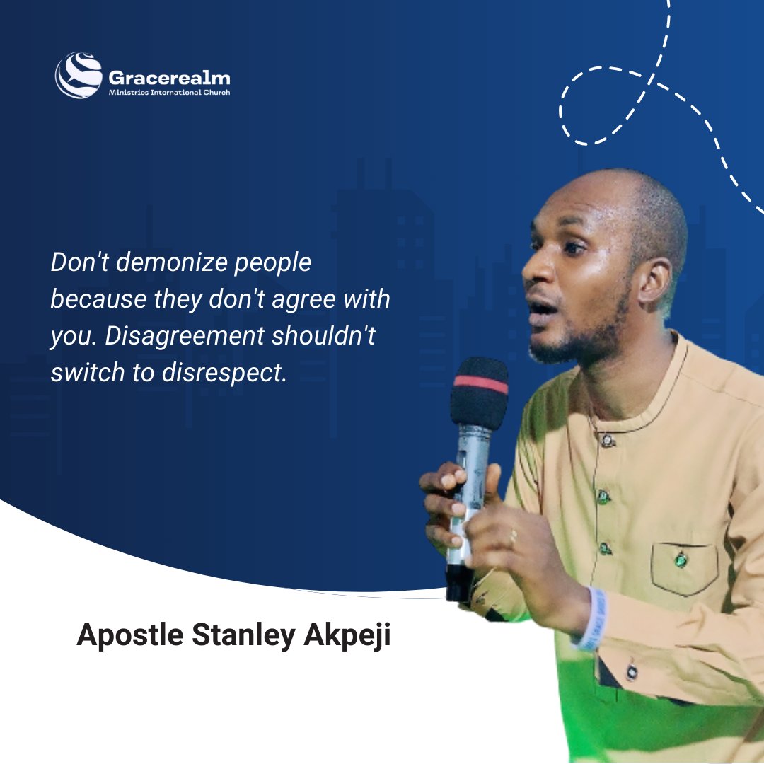 PstStanAkpeji's tweet photo. Don't demonize people because they don't agree with you. Disagreement shouldn't switch to disrespect.
#expectations #disagree #disrespect #respect #life #agree #demonize https://t.co/ZewzEVwv6A