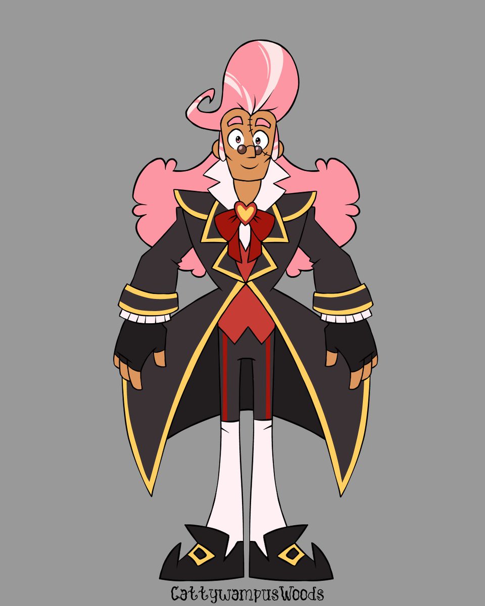 I'll get back into drawing Brawl content soon, but for now, I'm a bit  hyperfixated and made some more fanart😅 Maestro Leopold in Mystery Skulls  Animated style! I hope he turns out, image size:960x1200