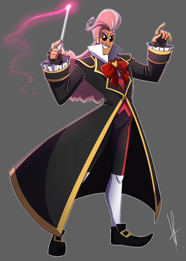 I'll get back into drawing Brawl content soon, but for now, I'm a bit  hyperfixated and made some more fanart😅 Maestro Leopold in Mystery Skulls  Animated style! I hope he turns out, image size:756x1058