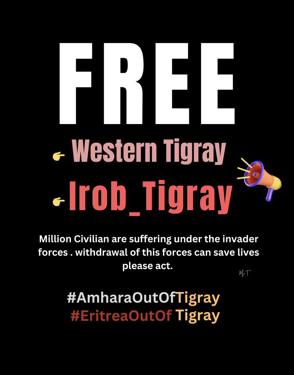 Lifting 'Human Rights Violation Designation on #Ethiopia' demonstrates that the @POTUS is rewarding the perpetrator of the 21st century's most heinous crime, the #TigrayGenocide.
#FreeWesternTigray  
#BringBackHomeTigay @MuluDegol @eucopresident @kevinomccarthy @MikeHammerUSA @UN