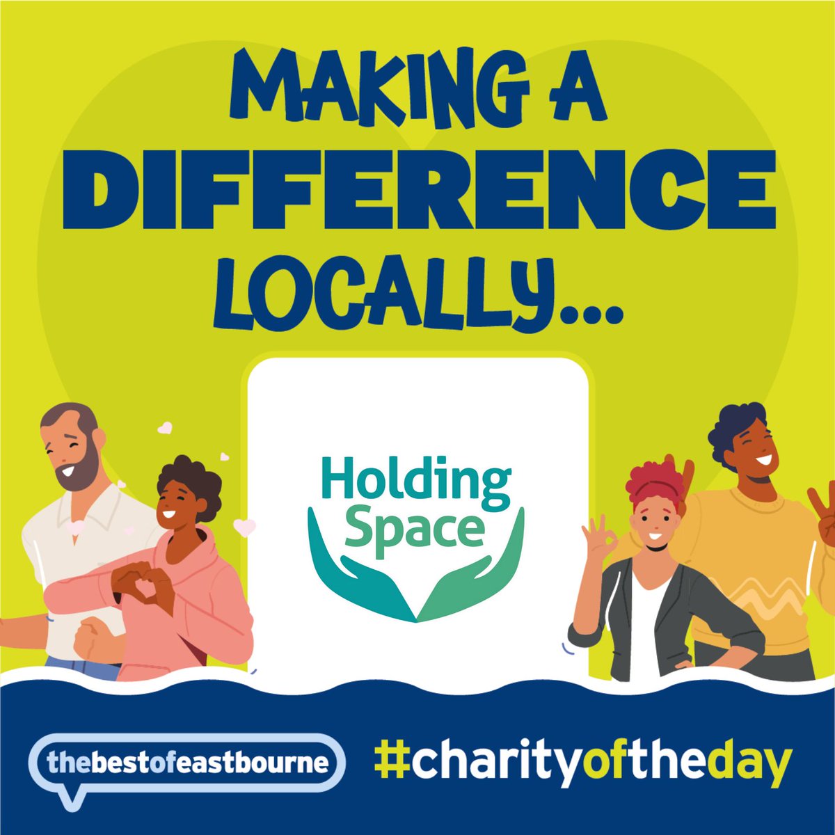 🤝 Making a difference locally 💙 Please show your support for Friends of Holding Space, you can find out more about this local charity in our Community Guide bit.ly/49ctpi0 #BestOfEastbourne #CharityOfTheDay #EastbourneCharity #EBcharity #EastbourneVolunteer