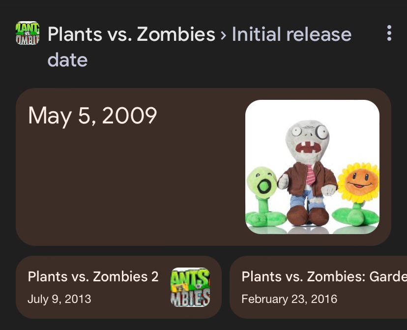 Happy 15th Anniversary Plants Vs Zombies!! (Only day you can retweet this)