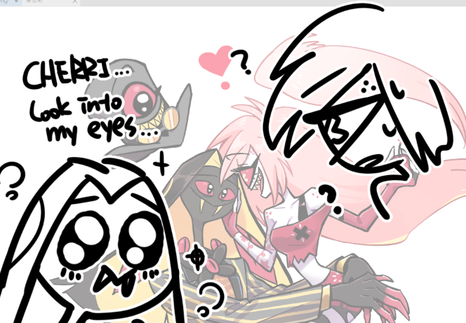 Because I think 1's pupils are a bit too thin, this will be the printed version.(? 