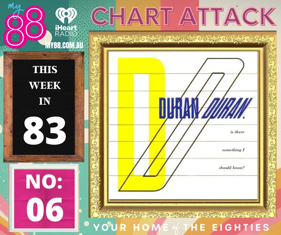 #ChartAttack on @My88_FM: Aussie Top 20 from this week in 1983: 6: Is There Something I Should Know #DuranDuran It actually debuted at 6 this week. This truly were so big in the 80s.