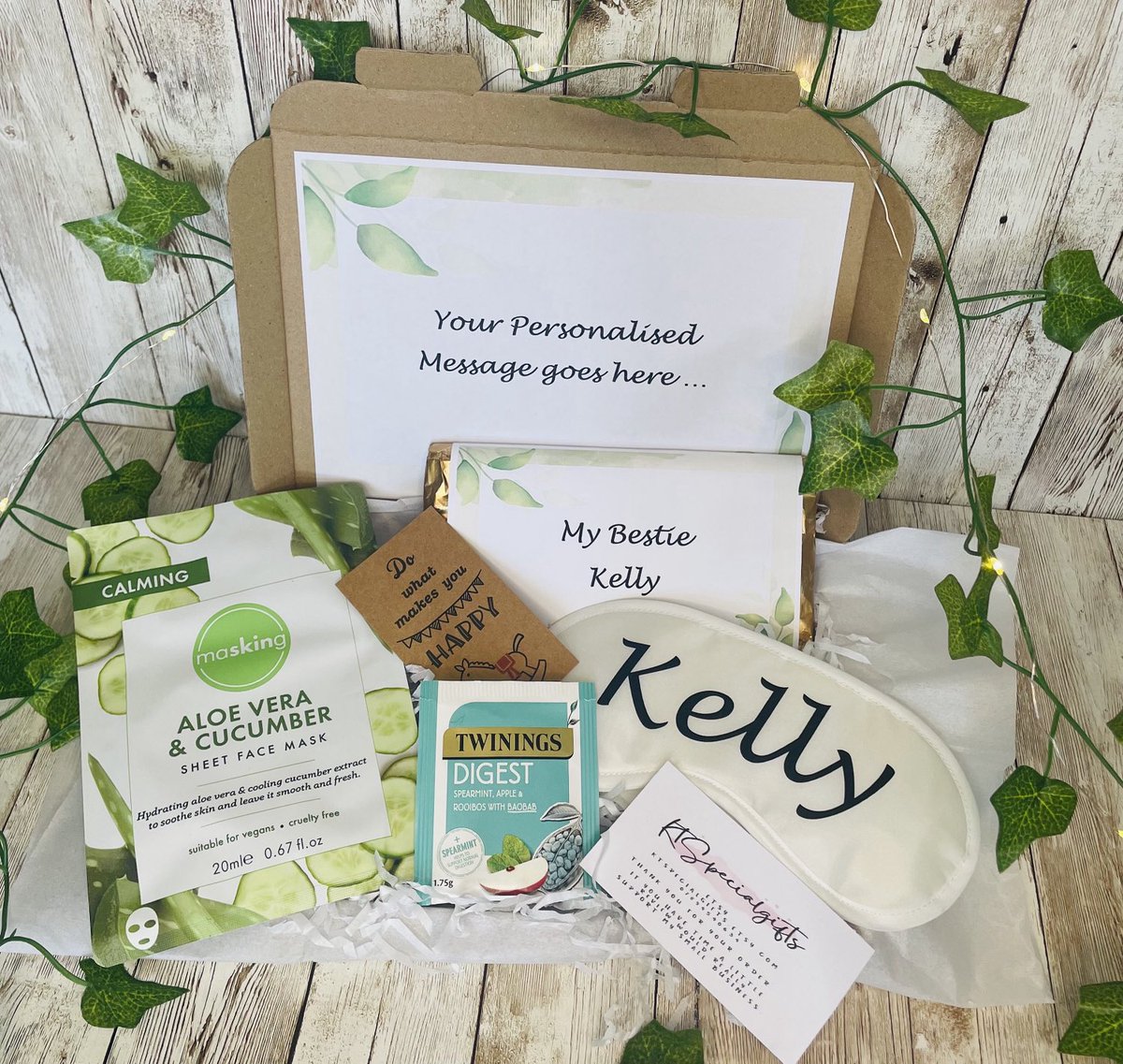 Lovely personalised pamper hamper. 
Perfect gift for any loved one and any occasion.

ktspecialgifts.etsy.com/listing/107007…

#etsy #wellnessgift #pamperhamper #sister #friend #mum #personalised #giftfinder #craftbizparty #bankholiday #ukgiftam #spagift #huginabox #earlybiz