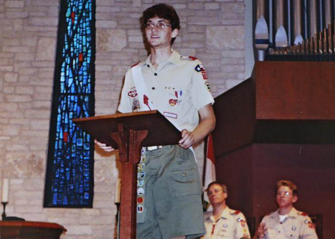 Ross Ulbricht, un scout durant son adolescence - Source : X
