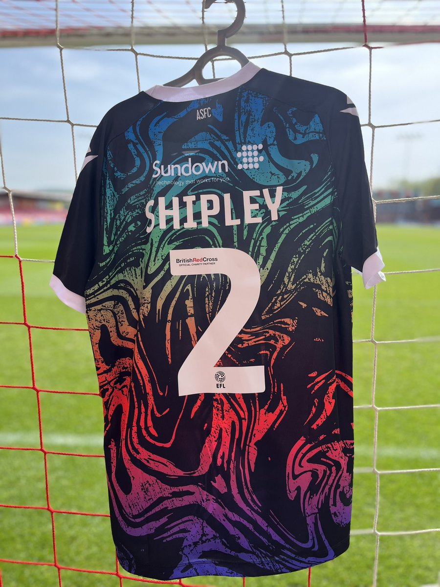 👍🏻Wouldn’t one of these shirts look amazing hanging in your office?! 👩‍⚖️Why not make a bid when the auction opens this week, not only would you get a shirt from an @ASFCofficial first team player but all proceeds go towards our veterans programme 🙌