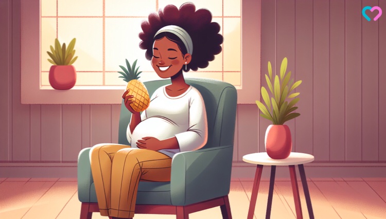 AVOID PINEAPPLE 🍍 WHEN PREGNANT 🤰.
Sadly, this tropical fruit isn't suitable for pregnant women. Pineapple is known to contain bromelain, an enzyme which breaks down protein. One of its side effects is that bromelain may soften the cervix, which could lead to early labor.