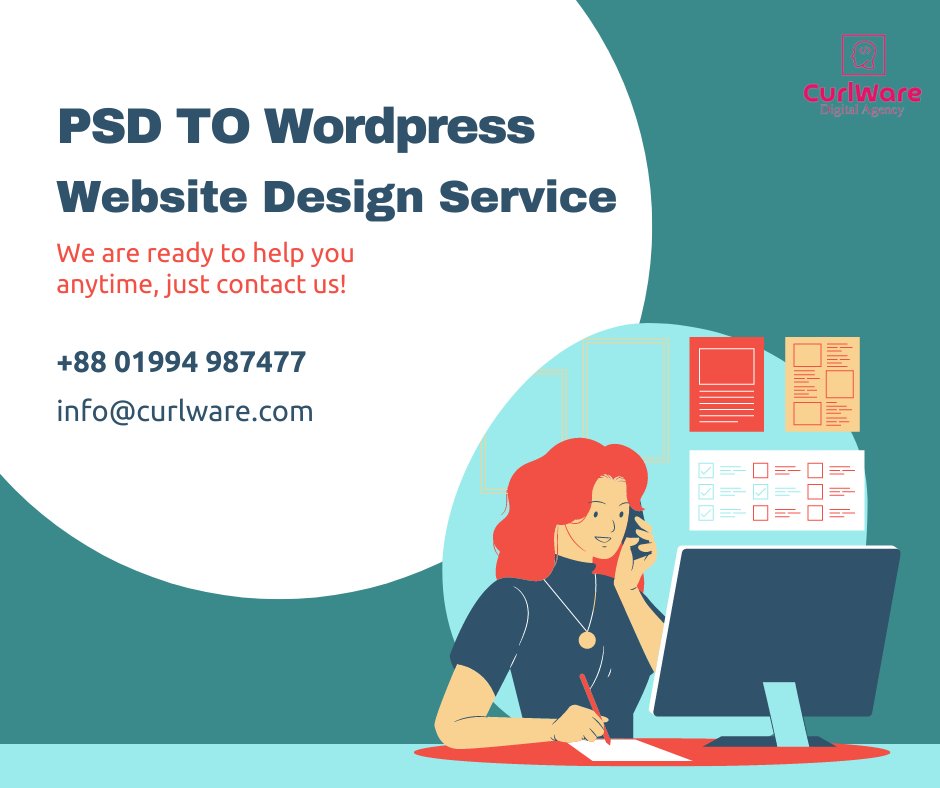 Unlock the potential of your online presence with our PSD to WordPress service!

Email: info@curlware.com

#PSDtoWordPress #WordPressDevelopment #WebDesign #PSDConversion #WebDevelopment #WordPressThemes #PSDFiles #FrontEndDevelopment #PSD2WP #Coding #WebDesigners