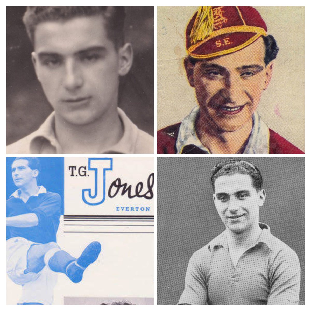 The no. 5 in the great Everton team of 1938/39: Tommy G. Jones. The classy Welsh centre-half combined aerial dominance & raking passes with finesse. At EFC until 1950, then at @cpdpwllfc & Bangor City. He’s in Broken Dreams, out now with @Toffeebooks: mountvernonpublishing.com/catalogue/brok…