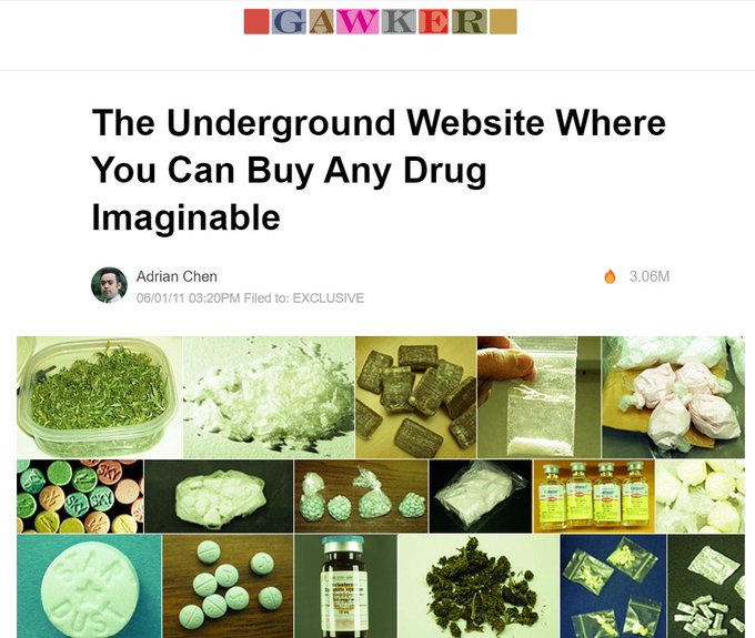 Silk Road, le rêve de liberté des dealers - Source : X