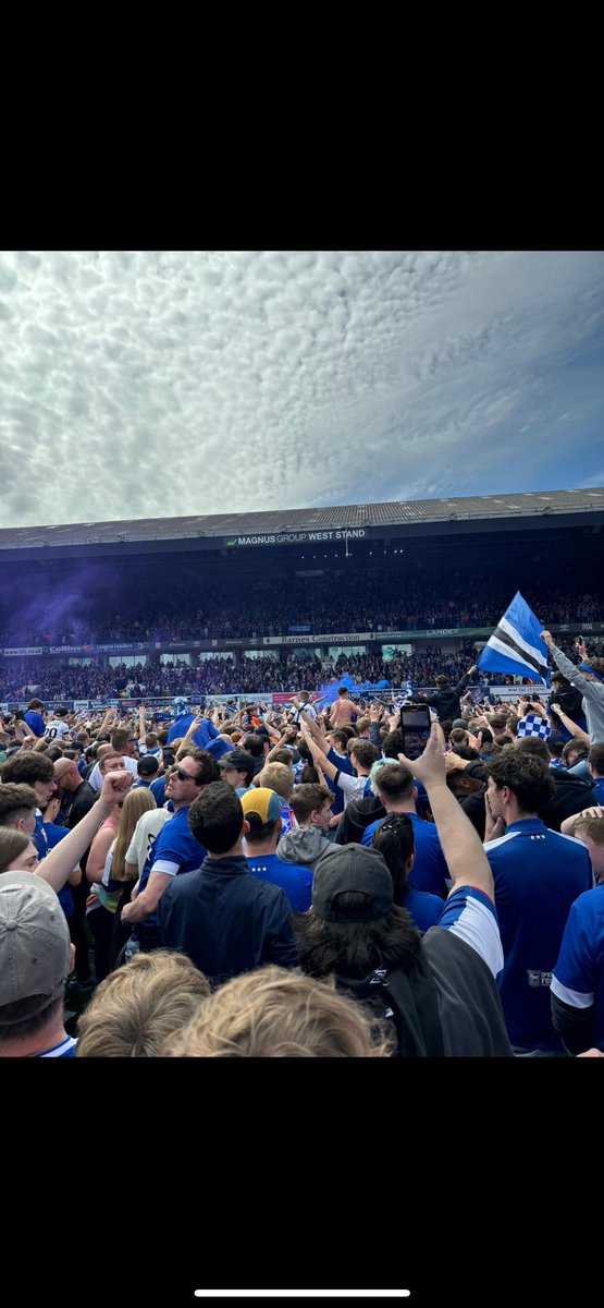 nigesmith10's tweet photo. Oh what a day 👌@IpswichTown say we are premier league. 
What a club ! Memories to cherish https://t.co/mcg8wfnjZk