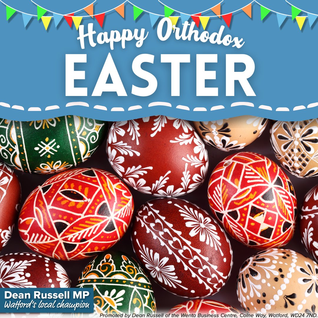 I would like to wish a very Happy #OrthodoxEaster to everyone celebrating in #Watford and across the UK. #Pascha2024