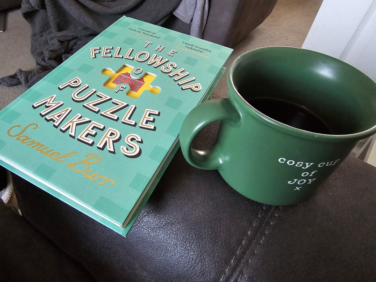 This is what my Sunday is looking like. Might even read in the garden today. What's everyone's book of choice this bank holiday? #thepuzzlemakers #squadpodreviews #samuelburr