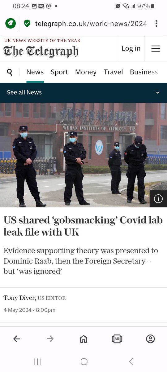 The focus will now move to the 'lab leak', when the crime of the millennium - the fraudulent and manipulative 'pandemic response' involving fraudulent testing, pointless masking, counter productive lockdowns, unsafe and ineffective 'vaccines', mandates and vaccine 'passports',…