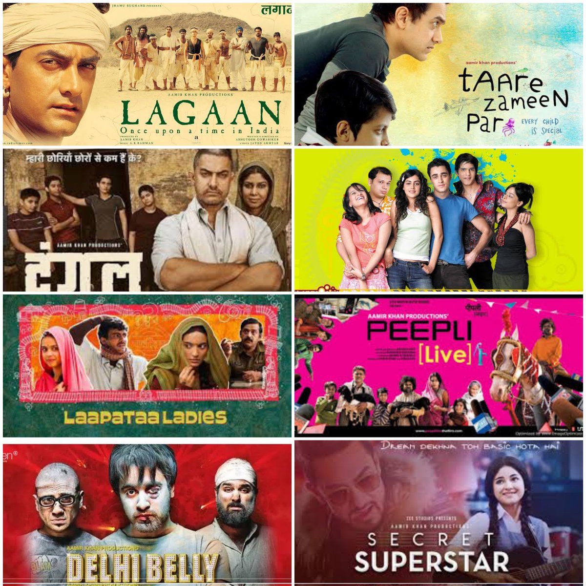 Aamir Khan Production - The Brand of Indian cinema ✨