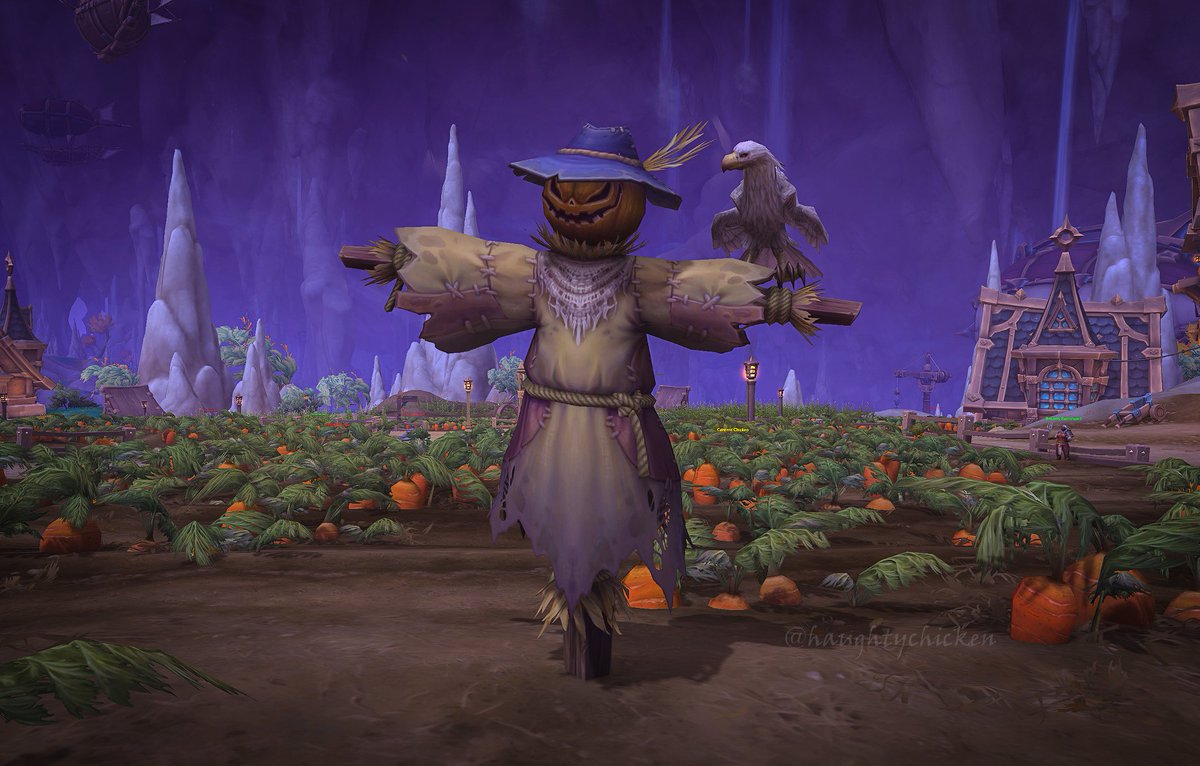Farming is very serious business in Hallowfall, and the pests after the crops can be a little voracious! 🎃#TheWarWithin #WoW