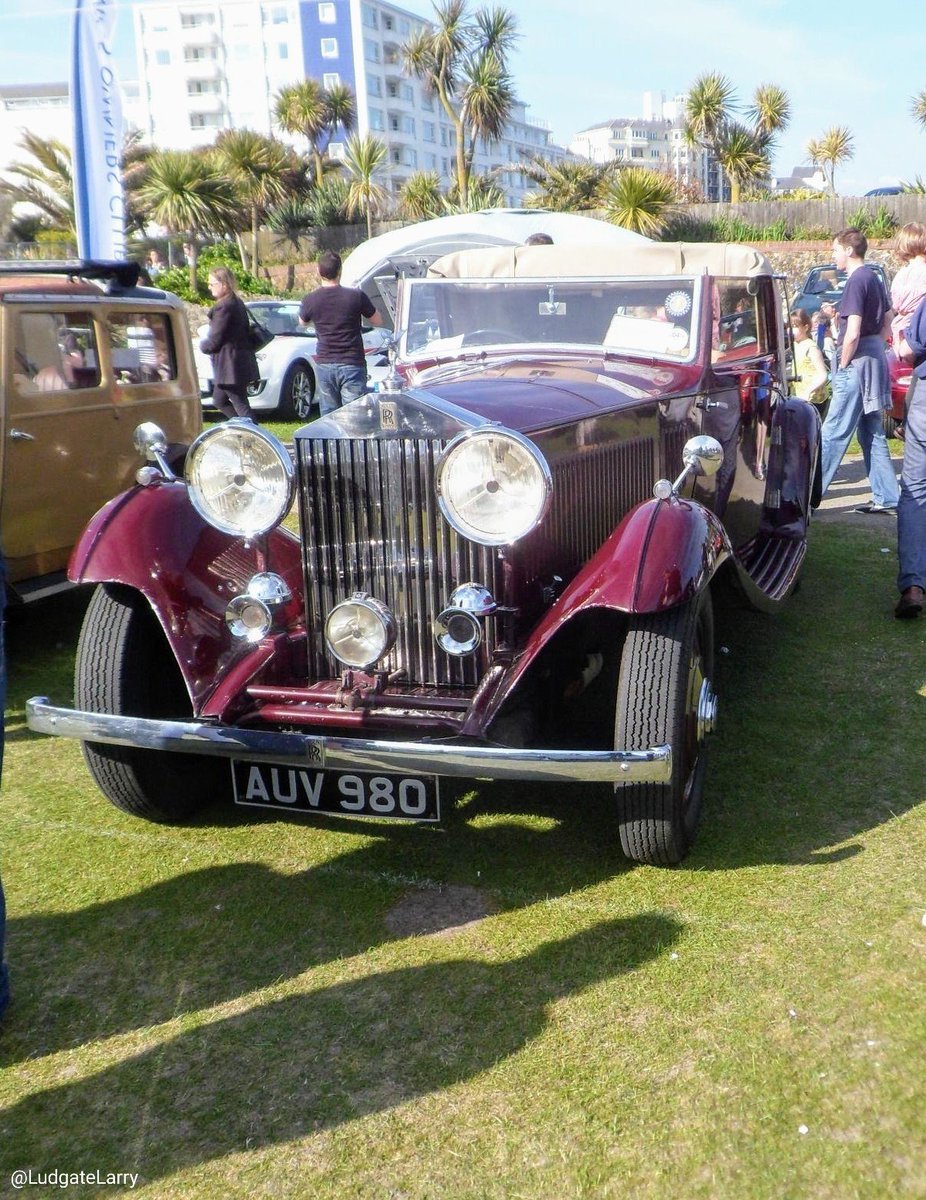 My phone reminds me that I took this on this day in 2013.  A car event down in Eastbourne.  And hey, it'll do for an #AlphabetChallenge #WeekR too:

R is for Rolls Royce

Wouldn't mind owning a beauty like that.  Not sure I'd cope with the insurance and fuel economy, though ...