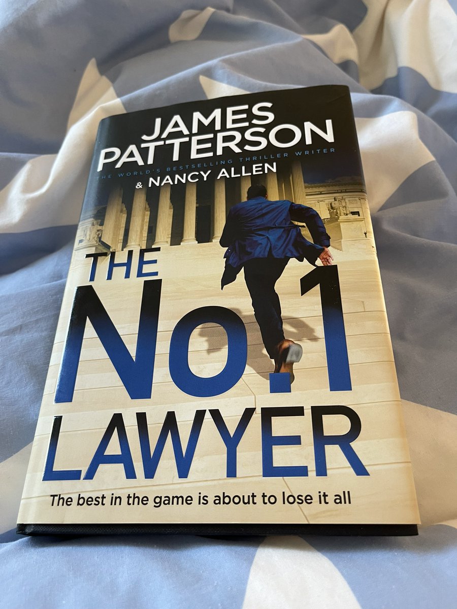 I find myself in the middle of a criminal trial.
And it’s exciting.
Thank you @JP_Books ! JCx
#LawyersRead #LoveBooks #JamesPatterson