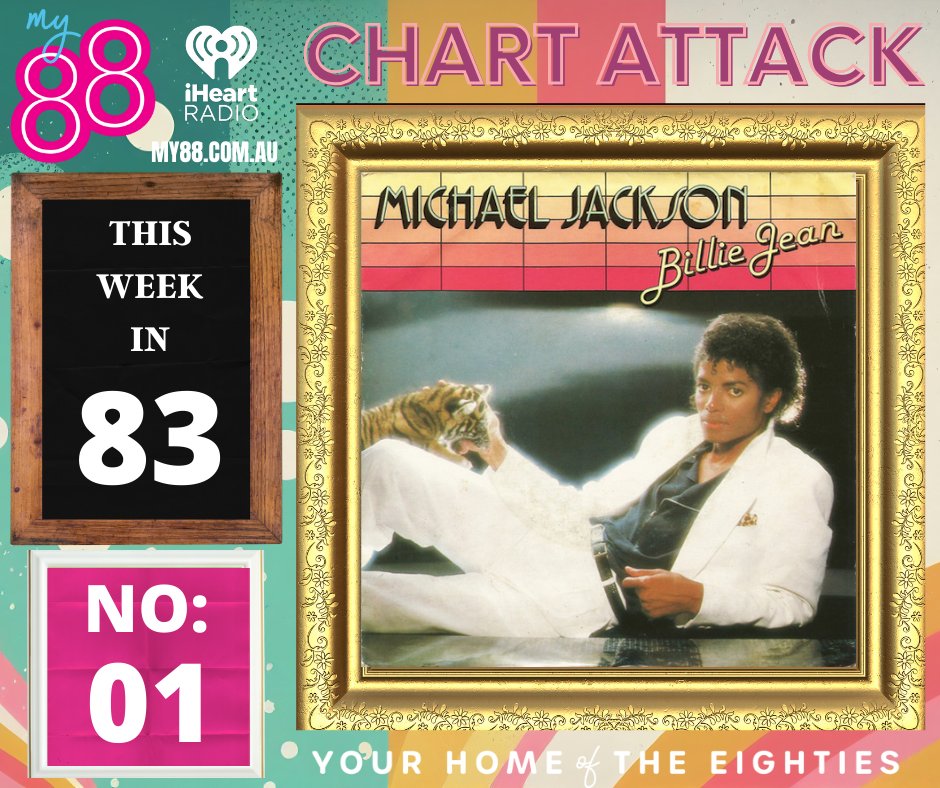 #ChartAttack on @My88_FM: Aussie Top 20 from this week in 1983: 1: Billie Jean #MichaelJackson Thanks for joining this week, back at 4pm next Sunday.