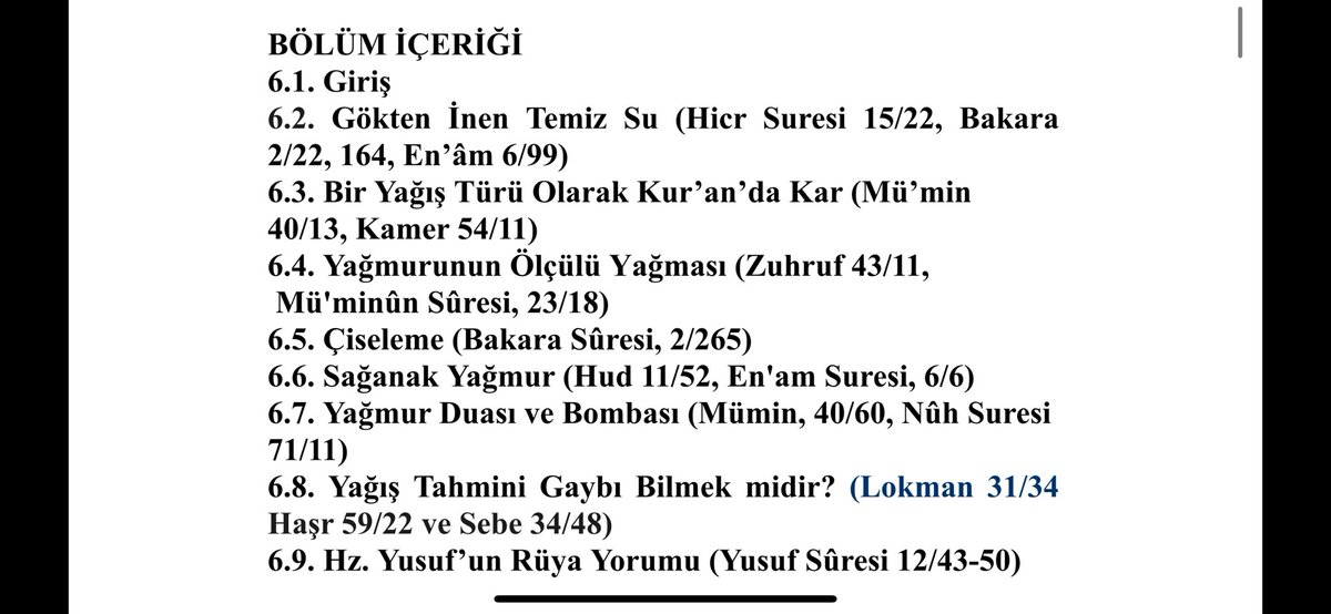 Meteoroloji konusunda bilgisi olmayan din hocaları Kur’an’daki meteorolojik olayları doğru açıklayamıyor. Onların yanlışlarını alıp Kur’an bilimle çelişiyor diyenler de var. Bu tartışmalara açıklık getirmek için çok kapsamlı bir kitap yazıyorum. İyi bir yayınevi ve sponsor lazım.