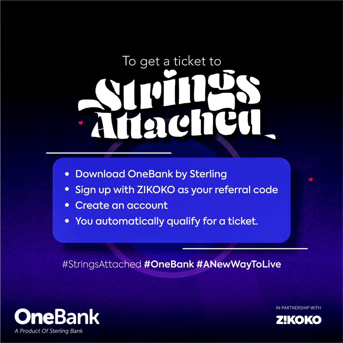 What song do you want to see Johnny Drille perform at #StringsAttached party on Saturday? Tell us in the comment section and tag him. #OneBank #OneBankBySterling #ANewWayToLive