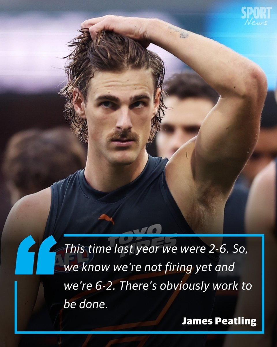 The Giants are taking solace in the fact they are far from finished the product even at 6-2, after a disappointing loss to Sydney on Saturday. ✍: @LMcKirdy7 DETAILS: bit.ly/44qpz3d