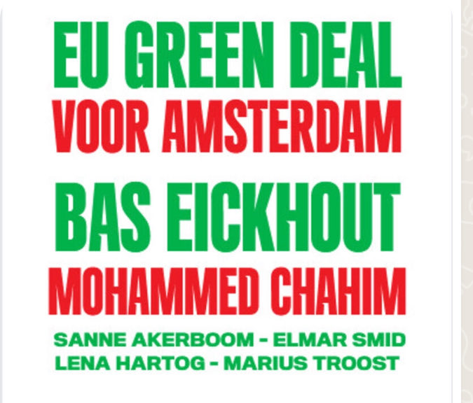 Moet er een #GreenDeal 2.0 komen? Hoe maken we die groen én rood? Wat betekent dit voor Amsterdammers en andere Europeanen? Kom 14/5 @StudioK - @BasEickhout @Maatroost @MChahim gaan in gesprek met @Lena_Hartog & @SanneAkerboom amsterdam.groenlinks.nl/agenda/bas-eic… #020 #choosecourage #EU