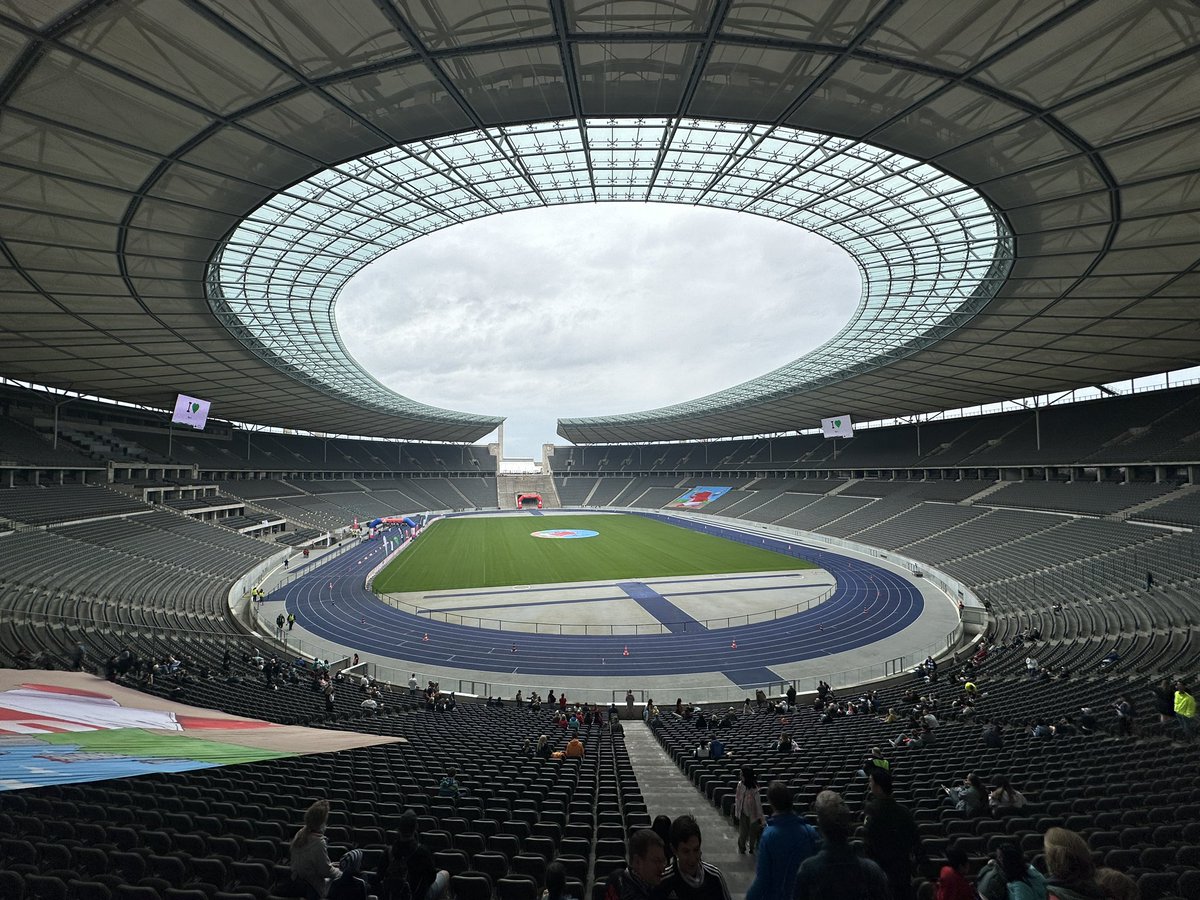 Back at the Olympiastadion for a different kind of groundhopping experience! 🏃‍♂️