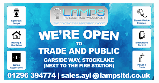 Discover LAMPS in #Aylesbury! Explore #lighting, #EVchargers & more at 4 Garside Way. Email sales.ayl@lampsltd.co.uk for details. #ElectricWholesale #Bucks #SupportLocal Amplify your visibility with #CornerMedia's #LEDscreens #DigitalAdvertising #BeSeenBeRemembered