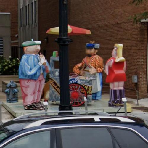 'Hot Dog Vendor' by Red Grooms #StreetView vgt.me/mZLS