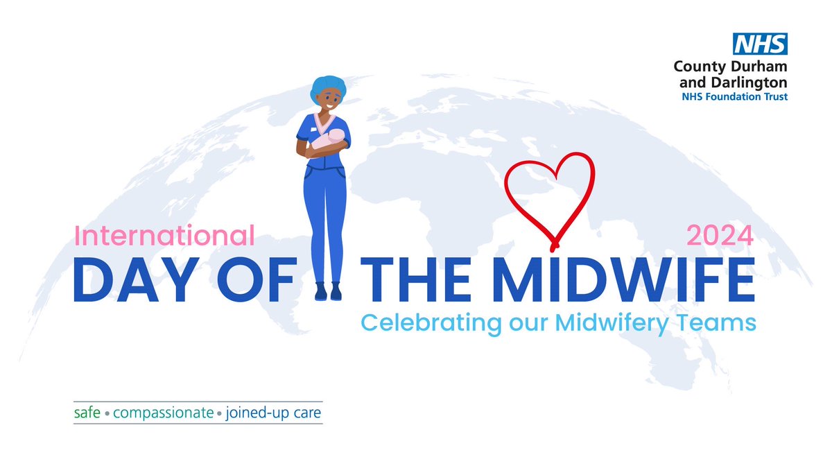 Happy international day of the midwife - a special thank you to our brilliant team @CDDFTNHS