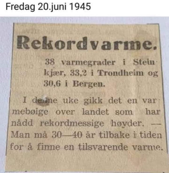 Skal tro om det skyldes mennesker eller klimaendringer fra naturen...