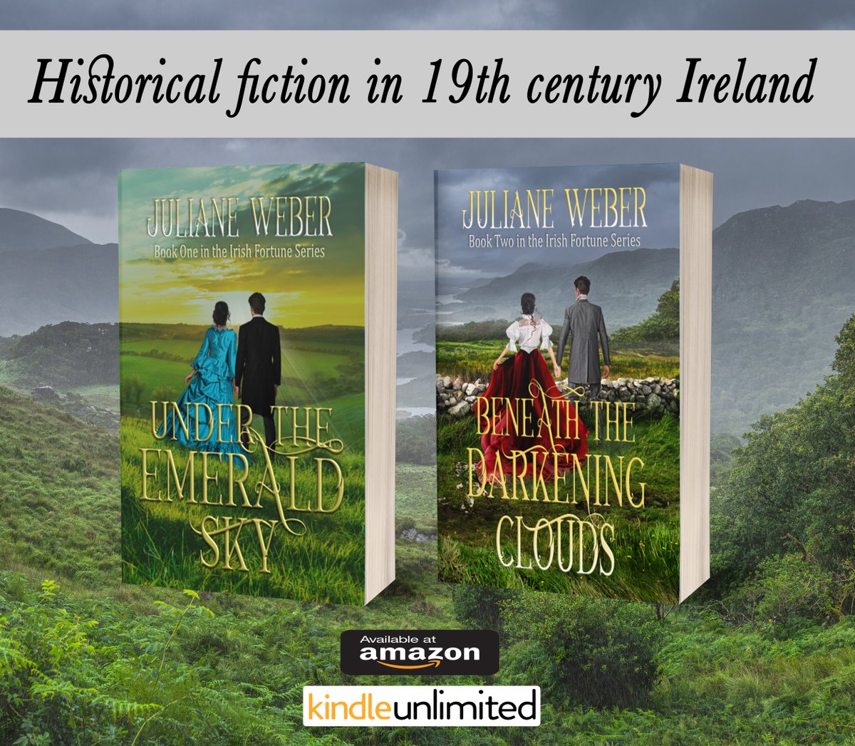 Get swept away to 19th century #Ireland in the Irish Fortune Series…

lnk.bio/ZeRo

#KindleUnlimited #IrishHistory #HistoricalRomance #HistoricalFiction #HistFic #series #GreatFamine