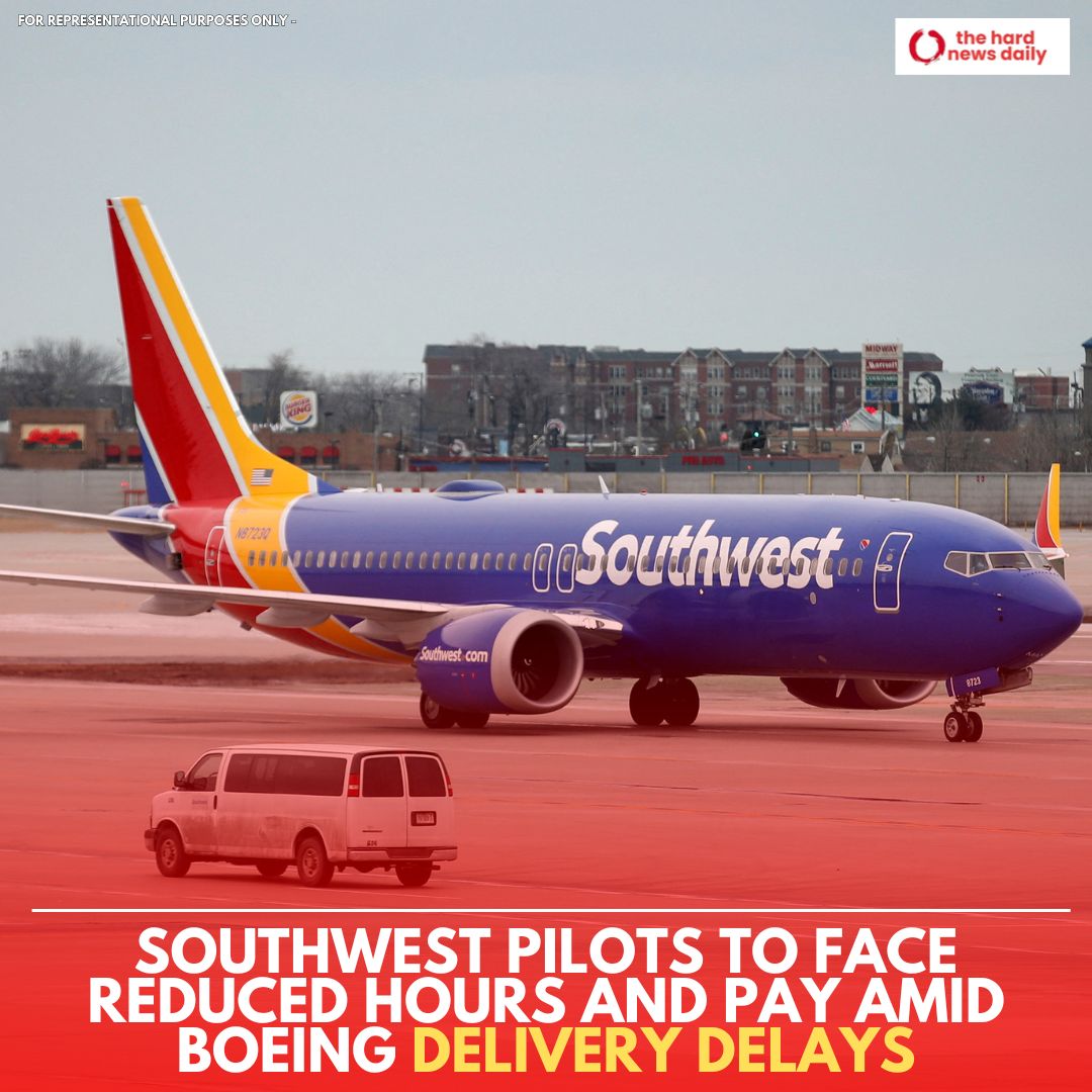 Due to Boeing delivery delays, Southwest Airlines is set to offer reduced hours and pay to its pilots. 

Facing a significant shortfall in aircraft, the airline adjusts amid overstaffing and increased costs, impacting earnings. 

#SouthwestAirlines #Boeing #AviationNews