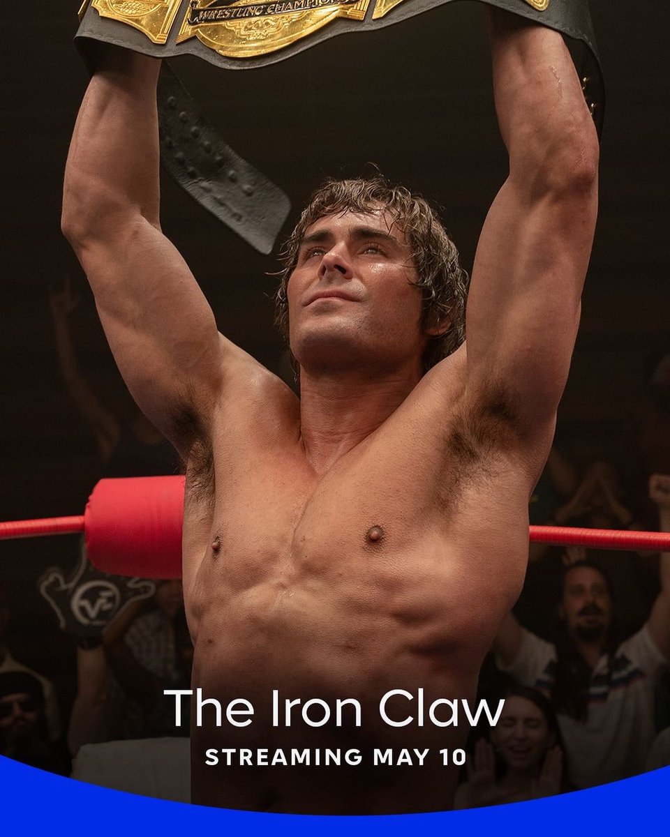 Film #TheIronClaw Streaming From 10th May On #Max.
Starring: #ZacEfron, #JeremyAllenWhite, #LilyJames, #MaxwellJacobFriedman, #HarrisDickinson, #HoltMcCallany, #AaronDeanEisenberg, #StanleySimons & More
Directed By #SeanDurkin

#TheIronClawOnMax #OTTFilm #OTTUpdate #OTTPlusCinema