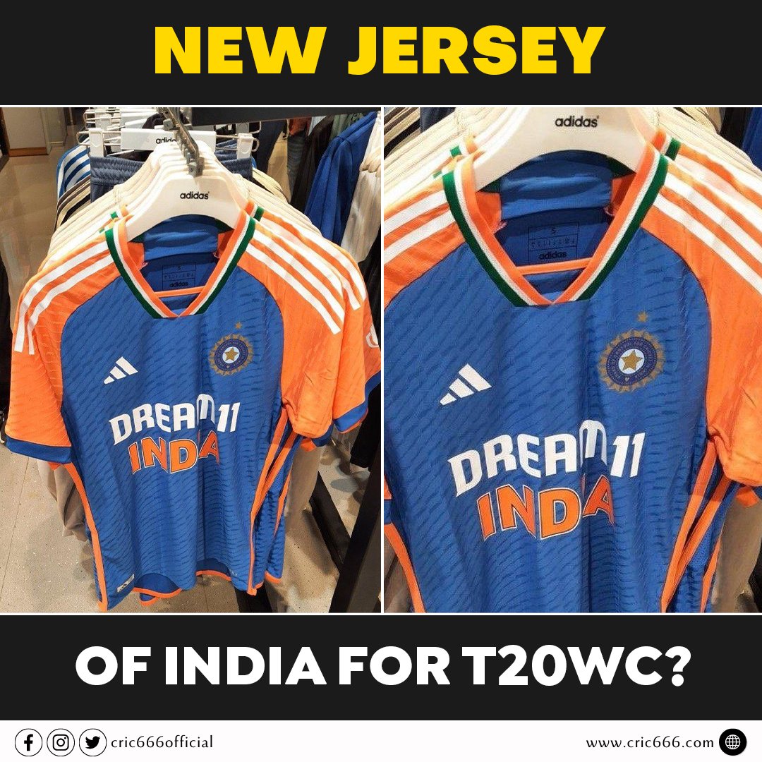 Does it look good?

This viral jersey from Adidas has been circulating on the internet.

#indiancricket #cric666 #IPL2024 #T20WC2024 #teamindia