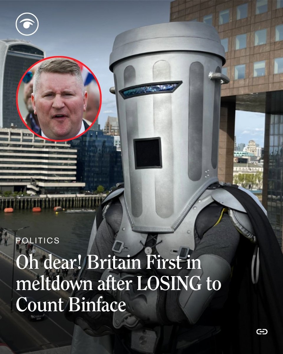 Ten candidates managed to avoid the indignity of losing to Count Binface in London - but Nick Scanlon of Britain First was not one of them. Read more 🔗 tinyurl.com/a5e587vh