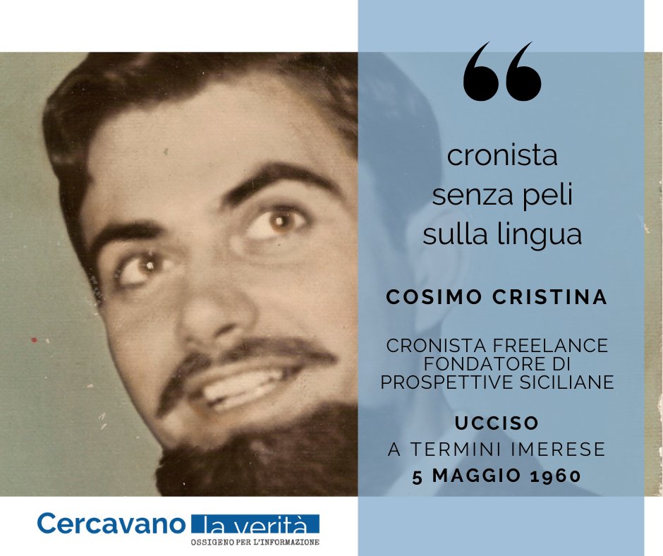 Cosimo Cristina fu dimenticato per decenni. Fu rapito e ucciso da sicari mafiosi, simulando un suicidio. Lo abbiamo ricordato il #3maggio a Roma al #WorldPressFreedomDay2024. Alfonso Lo Cascio (@esperonews) ricorda il percorso per ricostruirne la memoria: ossigeno.info/cosimo-cristin…