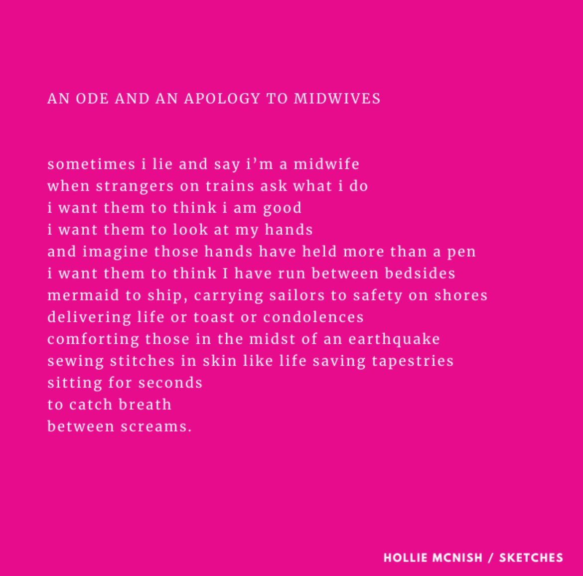 Happy international day of the midwife to wonderful colleagues making a difference all over the world 🌍 #IDM2024 Celebrating you all with this poem from @holliepoetry