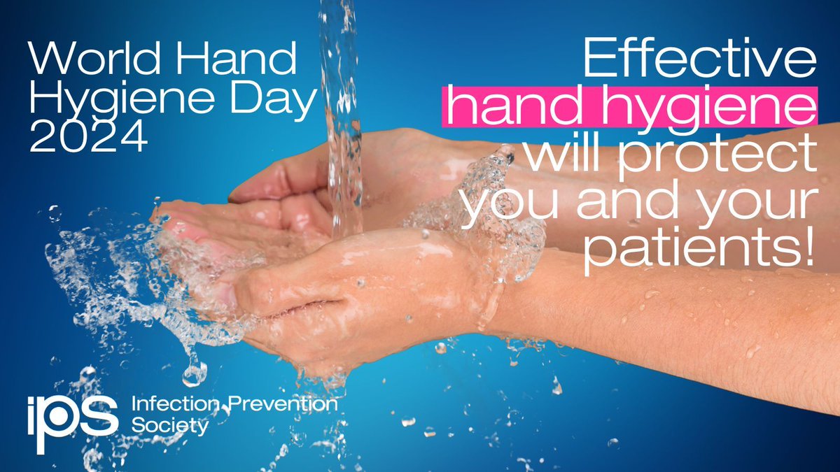 #IPS are supporting World #HandHygiene Day today Effective #HandHygiene will protect you and your patients Resources available: buff.ly/3xcBdSE #IPSMembers please share with us what you are doing today #Sustainability #CleanYourHands #InfectionPrevention @WHO