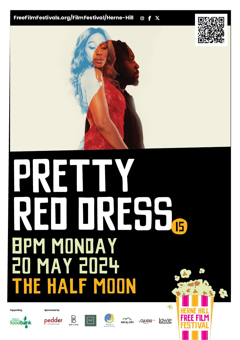 MON 20 MAY @ 8.00PM. Set against the backdrop of South London and humming with the energy of iconic @tinaturner hits, #PrettyRedDress follows a family tested to their limit when Travis (#NateyJones) is fresh out of jail. FREE @TheHalfMoonPub More info 👉 shorturl.at/mvQ46
