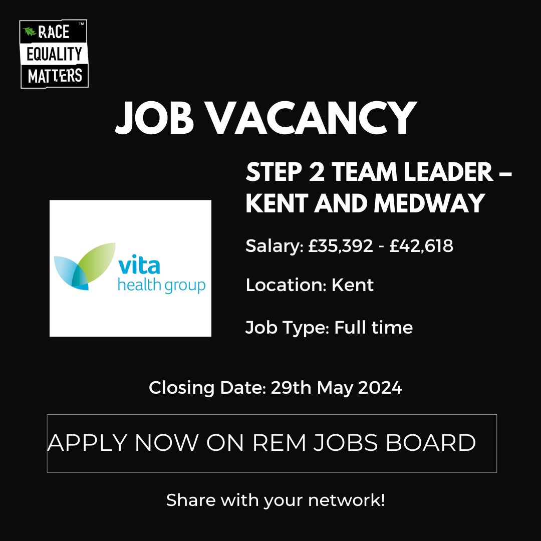 ❗️ Job Vacancies on #REMJobsBoard ❗
 
Check out our vacancies on our jobs board. 

raceequalitymatters.com/jobs/  

Featuring roles from TCV, Bird College and Vita Health Group.

Please share with your networks and communities.

#jobvacancy