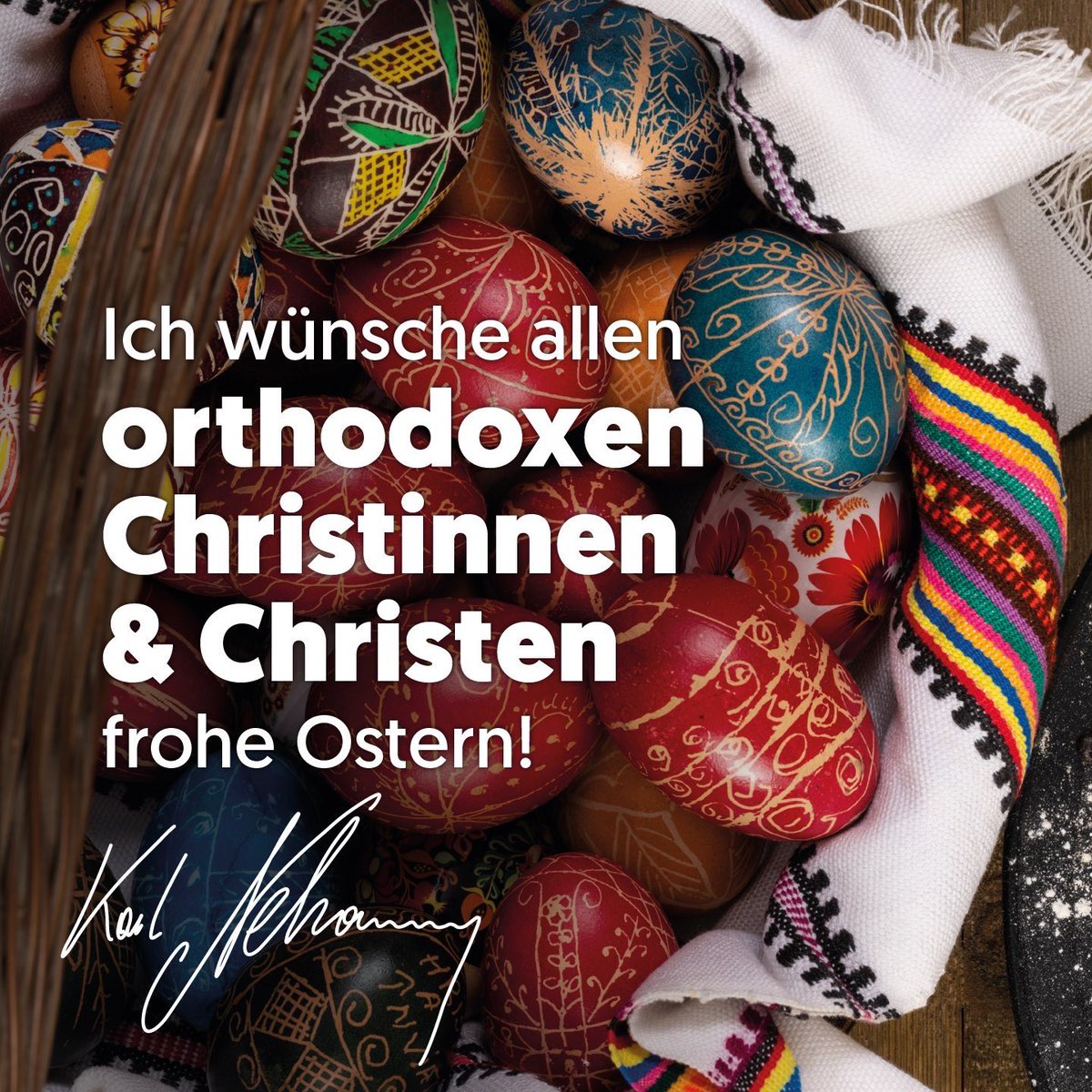 Ein gesegnetes Osterfest allen orthodoxen Christinnen und Christen!