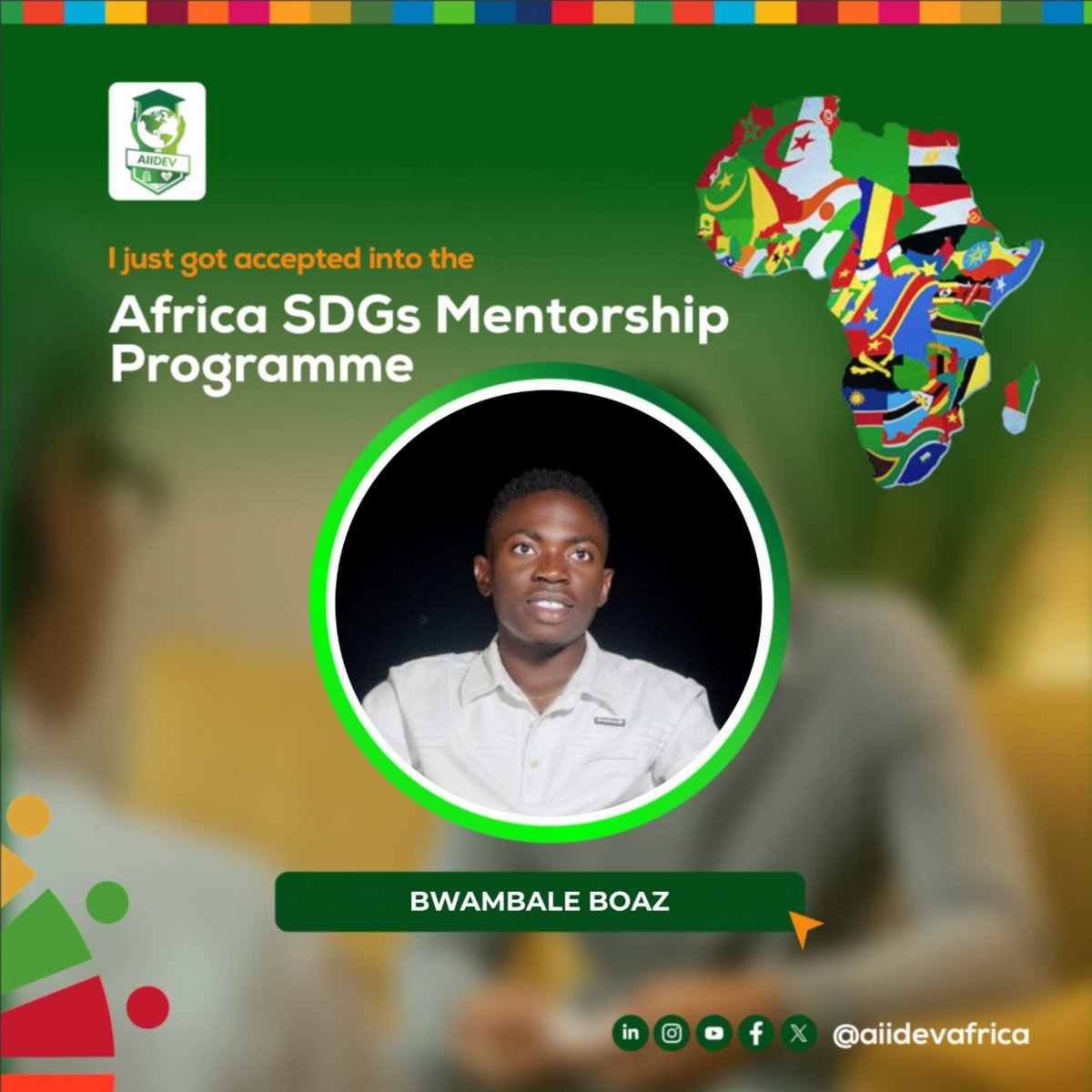 BoazAgronomist's tweet image. To
raise
5000
SDGs

Champions
and
Leaders
for
Africa&apos;s
Transformation
by
2025.
#Change is possible.
#AIIDE-Africa