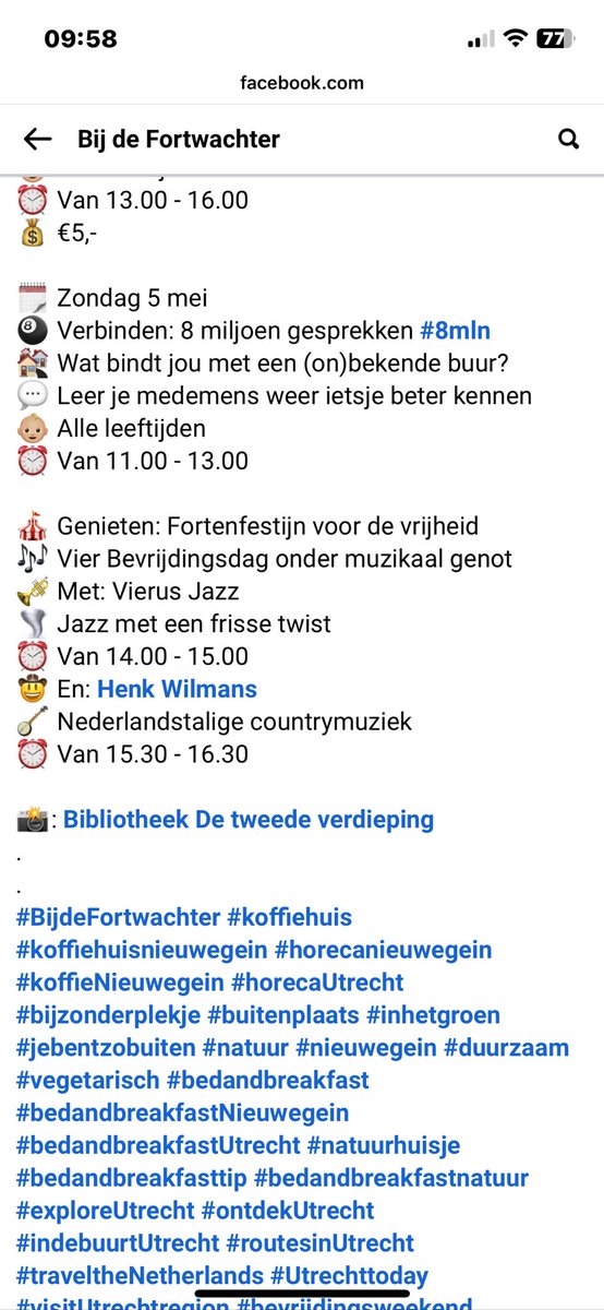 Vanaf half vier Henk op het Fortenfestijn #fortjutphaas