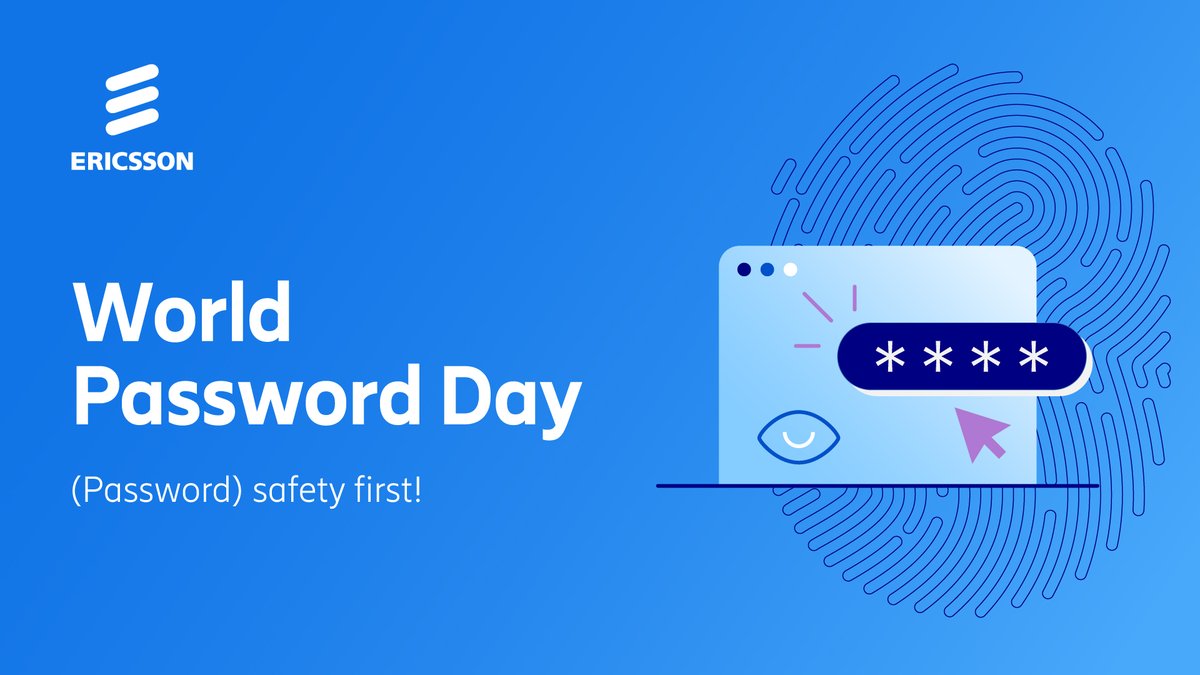 Happy #WorldPasswordDay! 🔐 Strengthen your digital defenses with Ericsson's cutting-edge solutions for secure authentication and access management. Share your most creative password stories below. #PasswordSecurity #Cybersecurity #SecureAccess