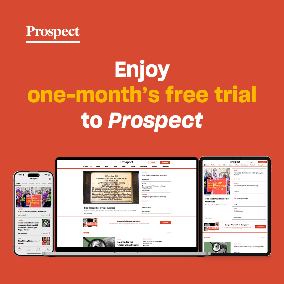 👀 Start your free digital trial now! 💥Digital subscribers enjoy: 👉Instant unlimited access to the Prospect website 👉Our new app 👉Our subscriber-only newsletter 'On the Cover'—find out how we create the cover image for the latest issue, Download 👇 ow.ly/tjvB50Rq8Ln